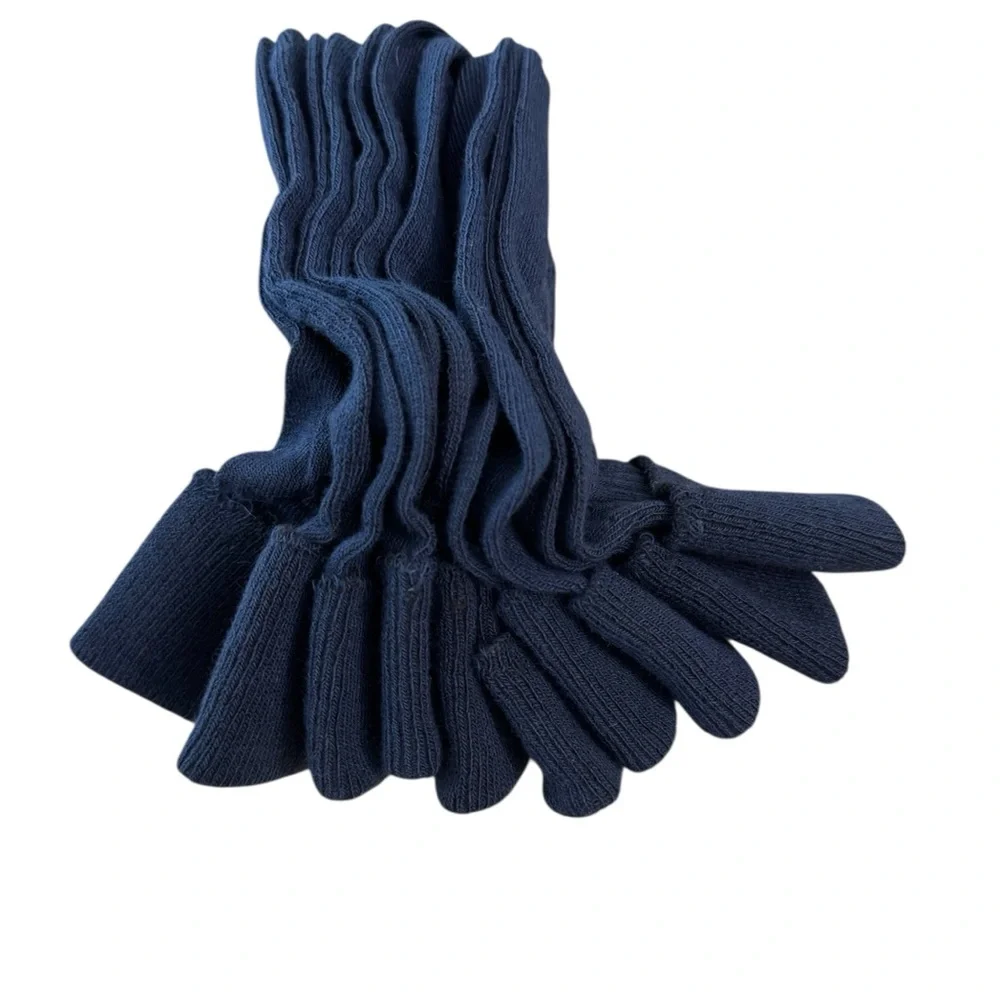 15 Pairs Girls Navy Uniform Socks Size S 7-10 NWT School